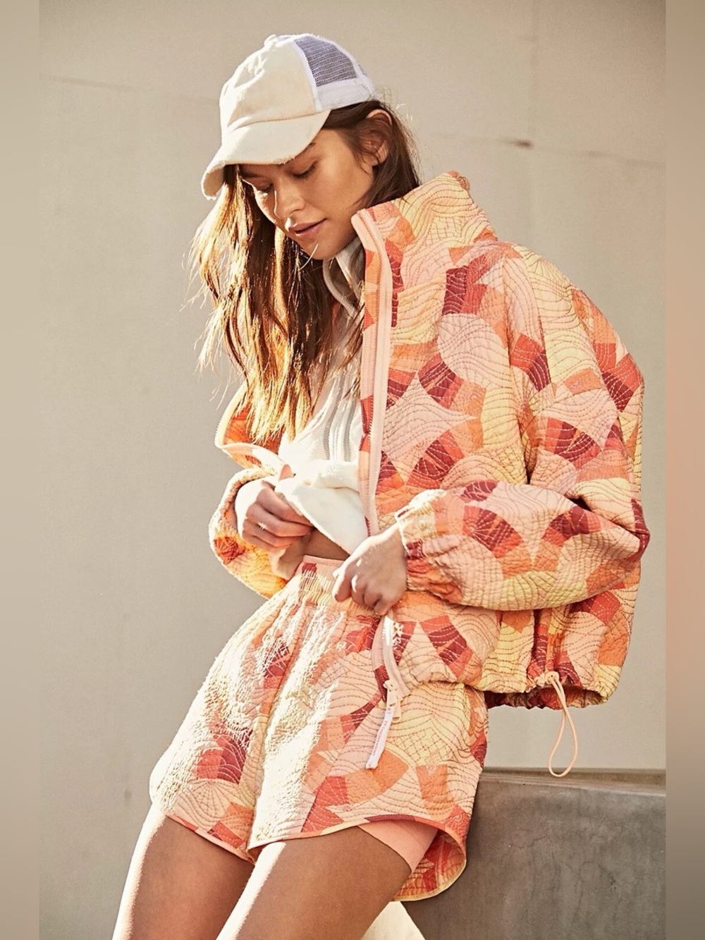 Free People Somewhere in Wonderland Set (jacket + shorts)